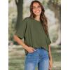 imageANRABESS Womens Tops Oversized T Shirts Short Sleeve Crewneck Summer Casual Loose Basic Tee Shirt 2026 Trendy Fashion ClothesOlive Green