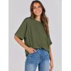 imageANRABESS Womens Tops Oversized T Shirts Short Sleeve Crewneck Summer Casual Loose Basic Tee Shirt 2026 Trendy Fashion ClothesOlive Green