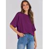imageANRABESS Womens Tops Oversized T Shirts Short Sleeve Crewneck Summer Casual Loose Basic Tee Shirt 2026 Trendy Fashion ClothesPurple