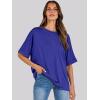 imageANRABESS Womens Tops Oversized T Shirts Short Sleeve Crewneck Summer Casual Loose Basic Tee Shirt 2026 Trendy Fashion ClothesRoyal Blue