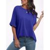 imageANRABESS Womens Tops Oversized T Shirts Short Sleeve Crewneck Summer Casual Loose Basic Tee Shirt 2026 Trendy Fashion ClothesRoyal Blue