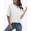 imageANRABESS Womens Tops Oversized T Shirts Short Sleeve Crewneck Summer Casual Loose Basic Tee Shirt 2026 Trendy Fashion ClothesWhite