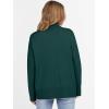 imageANRABESS Womens Turtleneck Sweaters Oversized Chunky Long Sleeve Knit High Low Hem Pullover Top 2026 Fall Winter FashionDark Green
