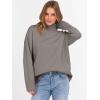 imageANRABESS Womens Turtleneck Sweaters Oversized Chunky Long Sleeve Knit High Low Hem Pullover Top 2026 Fall Winter FashionGrey Khaki