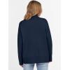 imageANRABESS Womens Turtleneck Sweaters Oversized Chunky Long Sleeve Knit High Low Hem Pullover Top 2026 Fall Winter FashionNavy Blue