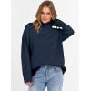 imageANRABESS Womens Turtleneck Sweaters Oversized Chunky Long Sleeve Knit High Low Hem Pullover Top 2026 Fall Winter FashionNavy Blue