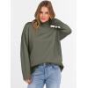 imageANRABESS Womens Turtleneck Sweaters Oversized Chunky Long Sleeve Knit High Low Hem Pullover Top 2026 Fall Winter FashionOlive Green