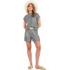 imageANRABESS Womens Two Piece Summer Outfits Knit Sweater Short Sets Pullover Tops amp Shorts Lounge Matching Clothes SetDark Grey