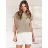 imageANRABESS Womens Two Piece Summer Outfits Knit Sweater Short Sets Pullover Tops amp Shorts Lounge Matching Clothes SetKhaki White