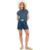 imageANRABESS Womens Two Piece Summer Outfits Knit Sweater Short Sets Pullover Tops amp Shorts Lounge Matching Clothes SetNavy Blue