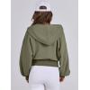 imageANRABESS Womens Zip Up Hoodies Cropped Sweatshirts Casual Comfy Cute Zip Jackets Fashion Trendy Fall Outfits 2026 Y2K ClothesArmy Green