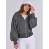 imageANRABESS Womens Zip Up Hoodies Cropped Sweatshirts Casual Comfy Cute Zip Jackets Fashion Trendy Fall Outfits 2026 Y2K ClothesDeep Grey