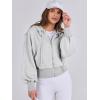 imageANRABESS Womens Zip Up Hoodies Cropped Sweatshirts Casual Comfy Cute Zip Jackets Fashion Trendy Fall Outfits 2026 Y2K ClothesGrey