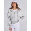 imageANRABESS Womens Zip Up Hoodies Cropped Sweatshirts Casual Comfy Cute Zip Jackets Fashion Trendy Fall Outfits 2026 Y2K ClothesGrey