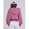 imageANRABESS Womens Zip Up Hoodies Cropped Sweatshirts Casual Comfy Cute Zip Jackets Fashion Trendy Fall Outfits 2026 Y2K ClothesHot Pink