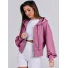 imageANRABESS Womens Zip Up Hoodies Cropped Sweatshirts Casual Comfy Cute Zip Jackets Fashion Trendy Fall Outfits 2026 Y2K ClothesHot Pink