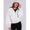 imageANRABESS Womens Zip Up Hoodies Cropped Sweatshirts Casual Comfy Cute Zip Jackets Fashion Trendy Fall Outfits 2026 Y2K ClothesWhite