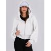 imageANRABESS Womens Zip Up Hoodies Cropped Sweatshirts Casual Comfy Cute Zip Jackets Fashion Trendy Fall Outfits 2026 Y2K ClothesWhite