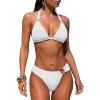 imageANRABESS Bikini Sets for Women Triangle Two Piece Halter Bathing Suit 2026 Summer Beach Vacation Strap Thong Sexy SwimsuitWhite