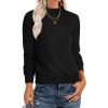 imageANRABESS Womens Turtleneck Long Sleeve Lightweight Casual Fall Sweaters 2025 Black XLarge