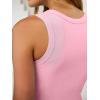 imageANRABESS Bodysuits for Women Summer Ribbed Knit Sleeveless Tank Tops Sexy Slim Fitted Bodysuit Top 2026 Trendy OutfitsBright Pink