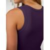 imageANRABESS Bodysuits for Women Summer Ribbed Knit Sleeveless Tank Tops Sexy Slim Fitted Bodysuit Top 2026 Trendy OutfitsPurple