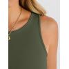 imageANRABESS Bodysuits for Women Summer Sleeveless Slim Fitted Crew Neck Bodysuit Tank Tops 2026 Sexy Going Out Trendy OutfitsArmy Green