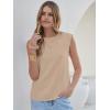 imageANRABESS Business Casual Tops for Womens Cap Sleeve Summer Dressy Shirts 2026 Trendy Work Office Outfits ClothingAlmond