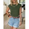 imageANRABESS Business Casual Tops for Womens Cap Sleeve Summer Dressy Shirts 2026 Trendy Work Office Outfits ClothingArmy Green