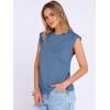 imageANRABESS Business Casual Tops for Womens Cap Sleeve Summer Dressy Shirts 2026 Trendy Work Office Outfits ClothingDeep Blue