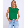 imageANRABESS Business Casual Tops for Womens Cap Sleeve Summer Dressy Shirts 2026 Trendy Work Office Outfits ClothingGreen