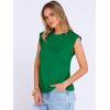 imageANRABESS Business Casual Tops for Womens Cap Sleeve Summer Dressy Shirts 2026 Trendy Work Office Outfits ClothingGreen