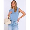 imageANRABESS Business Casual Tops for Womens Cap Sleeve Summer Dressy Shirts 2026 Trendy Work Office Outfits ClothingLight Blue