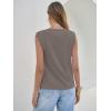 imageANRABESS Business Casual Tops for Womens Cap Sleeve Summer Dressy Shirts 2026 Trendy Work Office Outfits ClothingLight Brown Grey