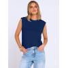 imageANRABESS Business Casual Tops for Womens Cap Sleeve Summer Dressy Shirts 2026 Trendy Work Office Outfits ClothingNavy Blue
