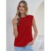 imageANRABESS Business Casual Tops for Womens Cap Sleeve Summer Dressy Shirts 2026 Trendy Work Office Outfits ClothingRed