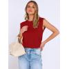 imageANRABESS Business Casual Tops for Womens Cap Sleeve Summer Dressy Shirts 2026 Trendy Work Office Outfits ClothingRed