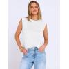 imageANRABESS Business Casual Tops for Womens Cap Sleeve Summer Dressy Shirts 2026 Trendy Work Office Outfits ClothingWhite