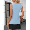 imageANRABESS Tank Top for Women Dressy Casual Business Work Blouses Sleeveless V Neck Textured Tops 2026 Spring Summer OutfitsLight Blue