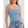 imageANRABESS Tank Top for Women Summer 2026 Double Lined Sleeveless Square Neck Basic Tight Workout Tees ShirtsLight Blue