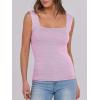 imageANRABESS Tank Tops for Women 2026 Summer Square Neck Sleeveless Rib Knit Basic Slim Fit Shirts Casual Basic Workout ClothesLight Pink