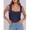 imageANRABESS Tank Tops for Women 2026 Summer Square Neck Sleeveless Rib Knit Basic Slim Fit Shirts Casual Basic Workout ClothesNavy Blue