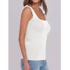 imageANRABESS Tank Tops for Women 2026 Summer Square Neck Sleeveless Rib Knit Basic Slim Fit Shirts Casual Basic Workout ClothesWhite