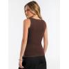 imageANRABESS Tank Tops for Women Wool Blend Sweaters Sleeveless Casual Summer Fitted Shirts 2026 Spring Beach Vacation ClothesChocolate Brown