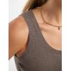 imageANRABESS Tank Tops for Women Wool Blend Sweaters Sleeveless Casual Summer Fitted Shirts 2026 Spring Beach Vacation ClothesCoffee