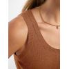 imageANRABESS Tank Tops for Women Wool Blend Sweaters Sleeveless Casual Summer Fitted Shirts 2026 Spring Beach Vacation ClothesDark Caramel