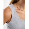 imageANRABESS Tank Tops for Women Wool Blend Sweaters Sleeveless Casual Summer Fitted Shirts 2026 Spring Beach Vacation ClothesGrey