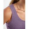 imageANRABESS Tank Tops for Women Wool Blend Sweaters Sleeveless Casual Summer Fitted Shirts 2026 Spring Beach Vacation ClothesGrey Purple