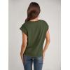 imageANRABESS Women Cap Sleeve Tops 2026 Trendy Summer Loose Fit Cute Basic T Shirts Business Dressy Casual Outfits ClothesArmy Green