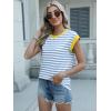 imageANRABESS Women Cap Sleeve Tops 2026 Trendy Summer Loose Fit Cute Basic T Shirts Business Dressy Casual Outfits ClothesBlue Stripe